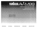 Yamaha AV-M99 Le manuel du propriétaire