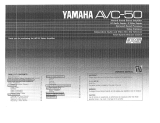 Yamaha AVC-50RS Le manuel du propriétaire