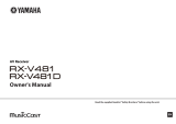 Yamaha RX-V481BL Manuel utilisateur