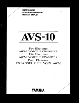 Yamaha AVS-10 Le manuel du propriétaire