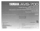Yamaha AVS-700 Le manuel du propriétaire