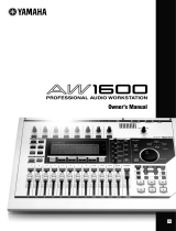 Yamaha AW 1600 Manuel utilisateur