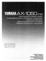 Yamaha AX-1050 Le manuel du propriétaire
