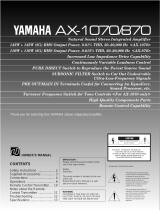 Yamaha AX-1070 Manuel utilisateur