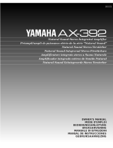 Yamaha AX-392 Manuel utilisateur