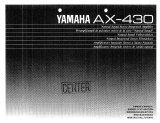 Yamaha AX-430 Le manuel du propriétaire