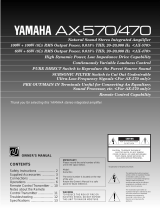 Yamaha AX-570 Manuel utilisateur