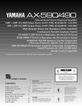 Yamaha AX-590 Manuel utilisateur