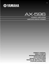 Yamaha AX-596 Le manuel du propriétaire