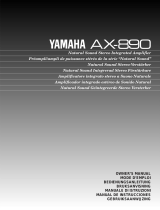 Yamaha AX-890 Manuel utilisateur