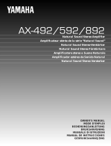 Yamaha AX-892 Le manuel du propriétaire