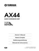 Yamaha AX44 Le manuel du propriétaire