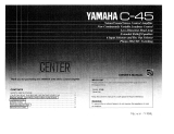 Yamaha C-45 Le manuel du propriétaire