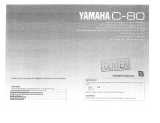 Yamaha C-80 Le manuel du propriétaire