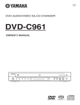Yamaha DVD-C961 Manuel utilisateur
