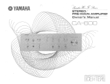 Yamaha CA-600 Le manuel du propriétaire