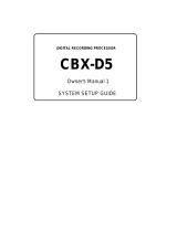 Yamaha CBX-D5 Le manuel du propriétaire
