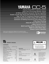 Yamaha CC5 Manuel utilisateur