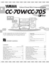 Yamaha CC-70W Le manuel du propriétaire