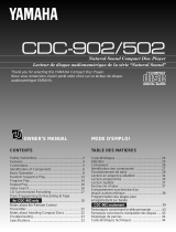Yamaha CDC-902 Manuel utilisateur