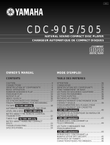 Yamaha CDC-505 Le manuel du propriétaire