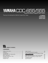 Yamaha CDC-555 Manuel utilisateur