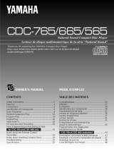 Yamaha CDC-565 Le manuel du propriétaire
