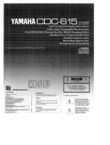 Yamaha CDC-615 Le manuel du propriétaire