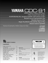 Yamaha CDC-91 Manuel utilisateur