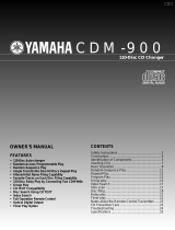 Yamaha CDM-900 Manuel utilisateur