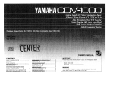 Yamaha CDV1000 Le manuel du propriétaire