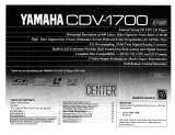 Yamaha CDV-1700 Le manuel du propriétaire
