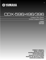Yamaha CDX-496 Le manuel du propriétaire