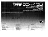 Yamaha CDX-410U Le manuel du propriétaire