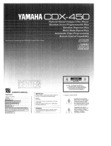 Yamaha CDX-450 Le manuel du propriétaire