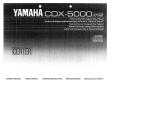 Yamaha CDX-5000 Le manuel du propriétaire