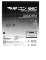 Yamaha CDX-660 Le manuel du propriétaire
