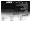 Yamaha CDX-700U Le manuel du propriétaire