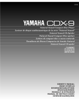 Yamaha CDX-9 Manuel utilisateur