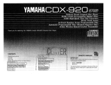 Yamaha CDX-920 Le manuel du propriétaire