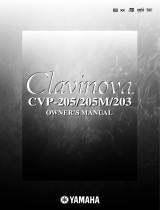 Yamaha Clavinova CVP- Manuel utilisateur