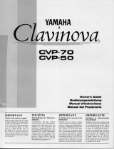 Yamaha Clavinova CVP-70 Le manuel du propriétaire
