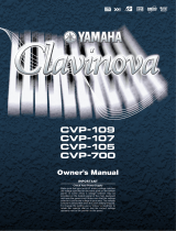 Yamaha CVP-109 Manuel utilisateur