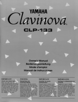 Yamaha Clavinova CLP-133 Le manuel du propriétaire