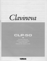 Yamaha Clavinova CLP-50 Le manuel du propriétaire