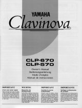 Yamaha CLP 570 Le manuel du propriétaire