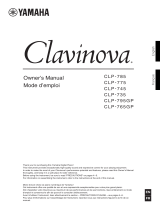 Yamaha Clavinova Digital Piano Manuel utilisateur