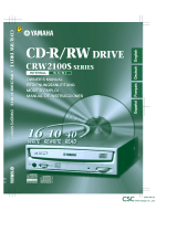 Yamaha CRW-2100S Le manuel du propriétaire