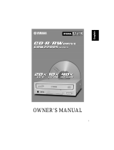 Yamaha CRW2200S Le manuel du propriétaire