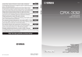 Yamaha CRX-332 Le manuel du propriétaire